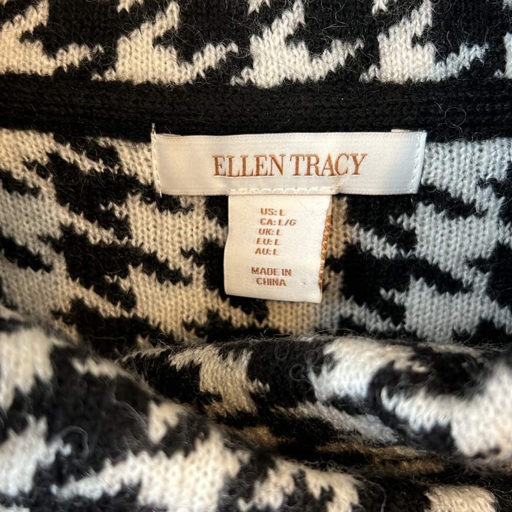 Ellen Tracy Houndstooth Jacket - image 2